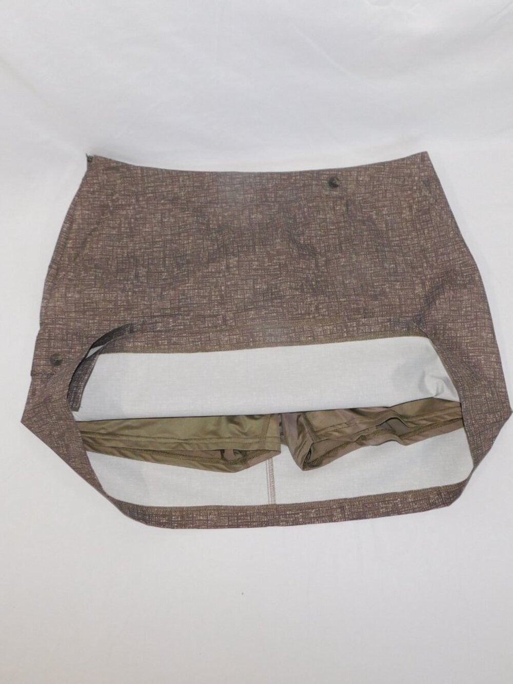 AVIA Brown Tan Water Resistant Golf Skort / Skirt with Shorts Womens XL - Picture 4 of 11